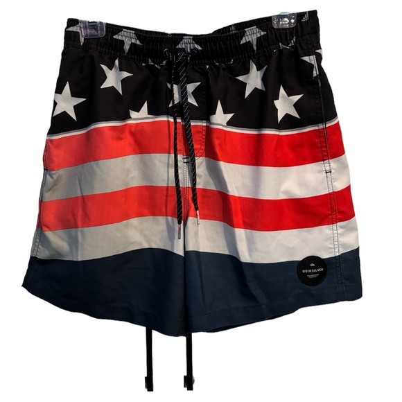 Quicksilver volley swim shorts.  Size S/P/CH, great condition, Velcro pocket - Picture 1 of 6